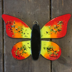 rød/orange sommerfugl til ophæng