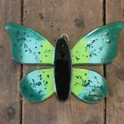 Grøn glassommerfugl
