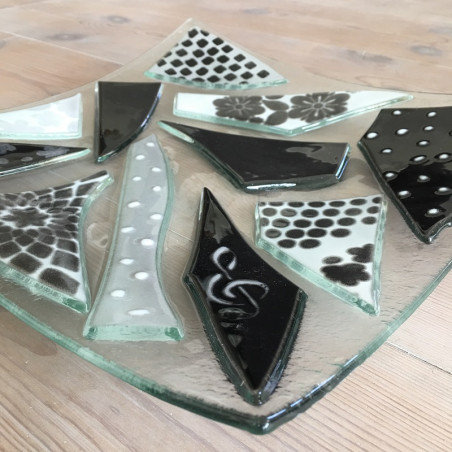 mosaik glasfad