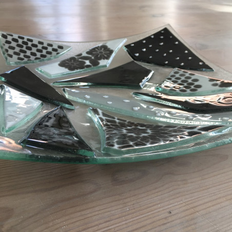 glasfad med mosaik